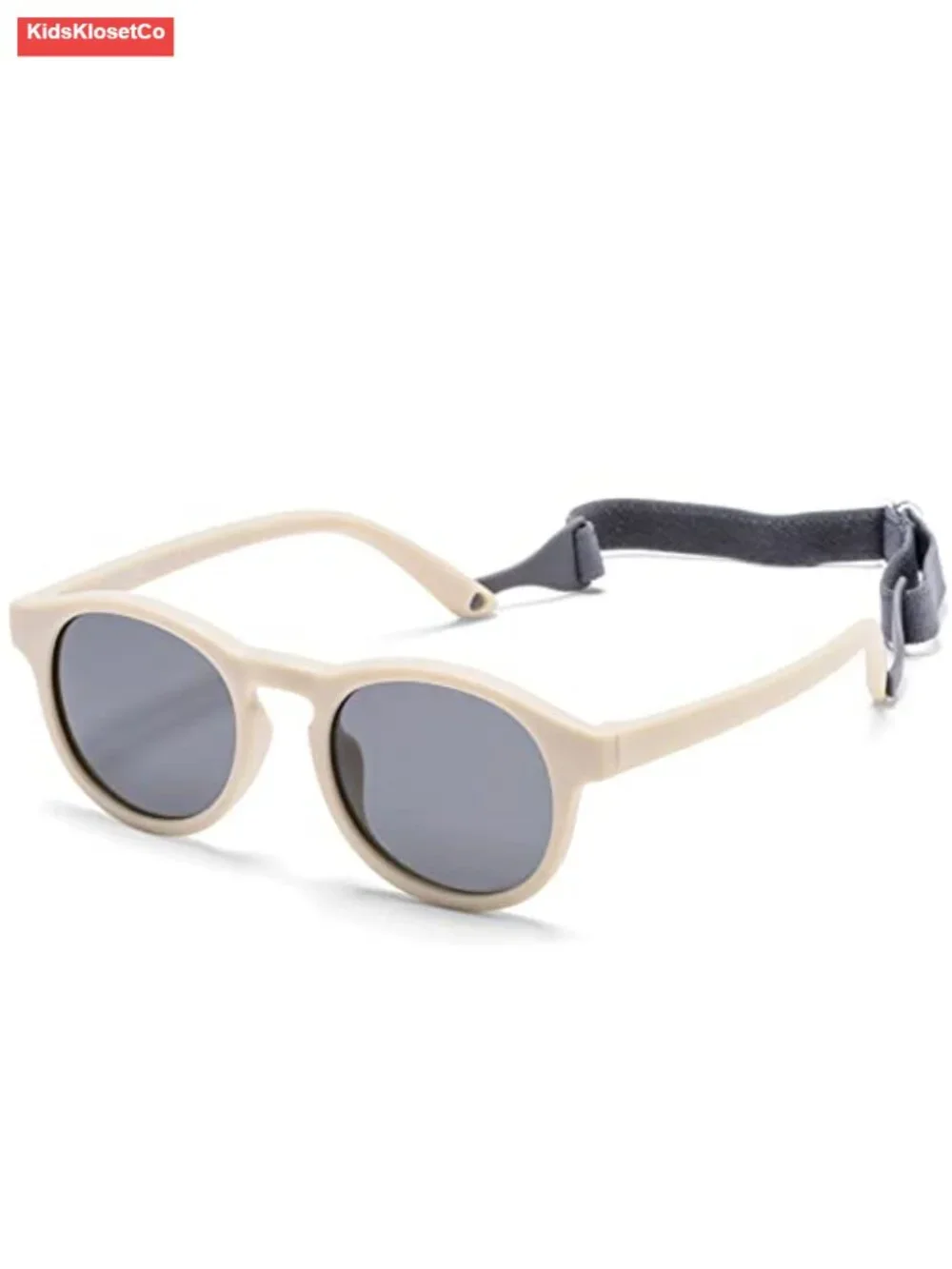 Polarized Baby Sunglasses with Flexible TPEE Frame and Strap for Toddlers